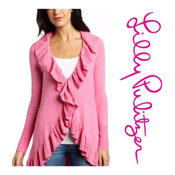 Lily Pulitzer Ruffle Cardigan 
